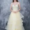 Formal Gowns Nina Canacci - 5121 Sweetheart Lace Beaded Ruffle Tier Gown 2 Formal Gowns Nina Canacci - 5121 Sweetheart Lace Beaded Ruffle Tier Gown
