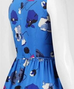 Cocktail Dresses Adrianna Papell - 11252420 Floral Printed Bateau A-line Dress