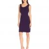 Adrianna Papell - 13261990 Jersey Cowl Neck Sheath Dress Cocktail Dresses