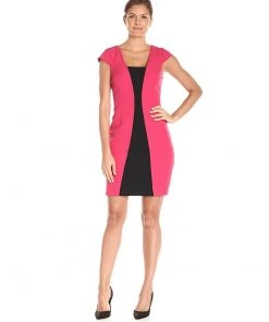 Adrianna Papell - 13263600 Color Block Sheath Dress Cocktail Dresses