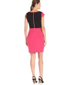 Adrianna Papell - 13263600 Color Block Sheath Dress Cocktail Dresses