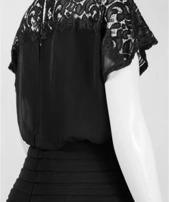 Adrianna Papell - 14249410 Illusion Jewel Sheath Dress