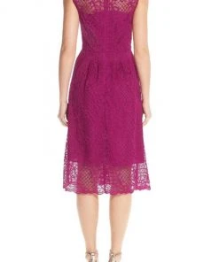 Adrianna Papell - 15250960 Bateau Neck Flare Lace Dress 14 Adrianna Papell - 15250960 Bateau Neck Flare Lace Dress