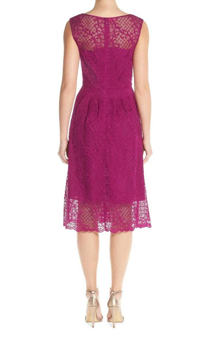 Adrianna Papell - 15250960 Bateau Neck Flare Lace Dress 7 Adrianna Papell - 15250960 Bateau Neck Flare Lace Dress