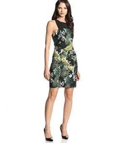 Adrianna Papell - 16PD77170 Printed Halter Sheath Cocktail Dress