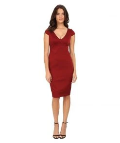 Adrianna Papell - 41910240 Cap Sleeve Ottoman Sheath Dress Cocktail Dresses