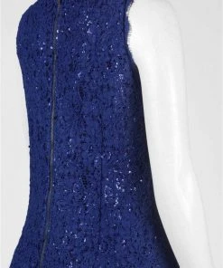 Adrianna Papell - 41929990 Sleeveless Embellished Lace Sheath Dress