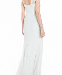 Formal Gowns Adrianna Papell - 91888730 Beaded And Sequined Square Trumpet Dress