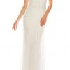 Adrianna Papell - 91892190 Beaded Illusion Neck Dress