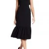 Adrianna Papell - AP1D100650 Ruffle Paneled Hem Sheath Dress Cocktail Dresses