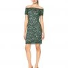 Adrianna Papell - AP1D101379 Off Shoulder Scalloped Lace Dress Cocktail Dresses