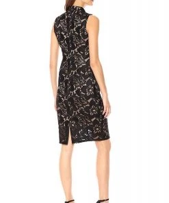 Adrianna Papell - AP1D101525 High Neck Floral Cocktail Dress Cocktail Dresses