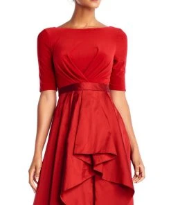 Adrianna Papell - AP1D101549 Bateau Jersey/Taffeta A-line Dress 11 Adrianna Papell - AP1D101549 Bateau Jersey/Taffeta A-line Dress