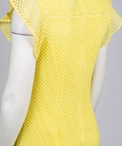 Adrianna Papell - AP1D102069 Ruffled Diamond Embroidered Dress 12 Adrianna Papell - AP1D102069 Ruffled Diamond Embroidered Dress