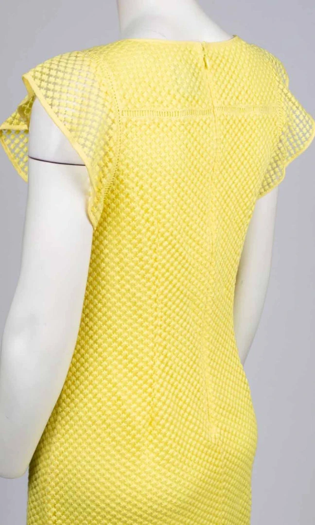 Adrianna Papell - AP1D102069 Ruffled Diamond Embroidered Dress 7 Adrianna Papell - AP1D102069 Ruffled Diamond Embroidered Dress