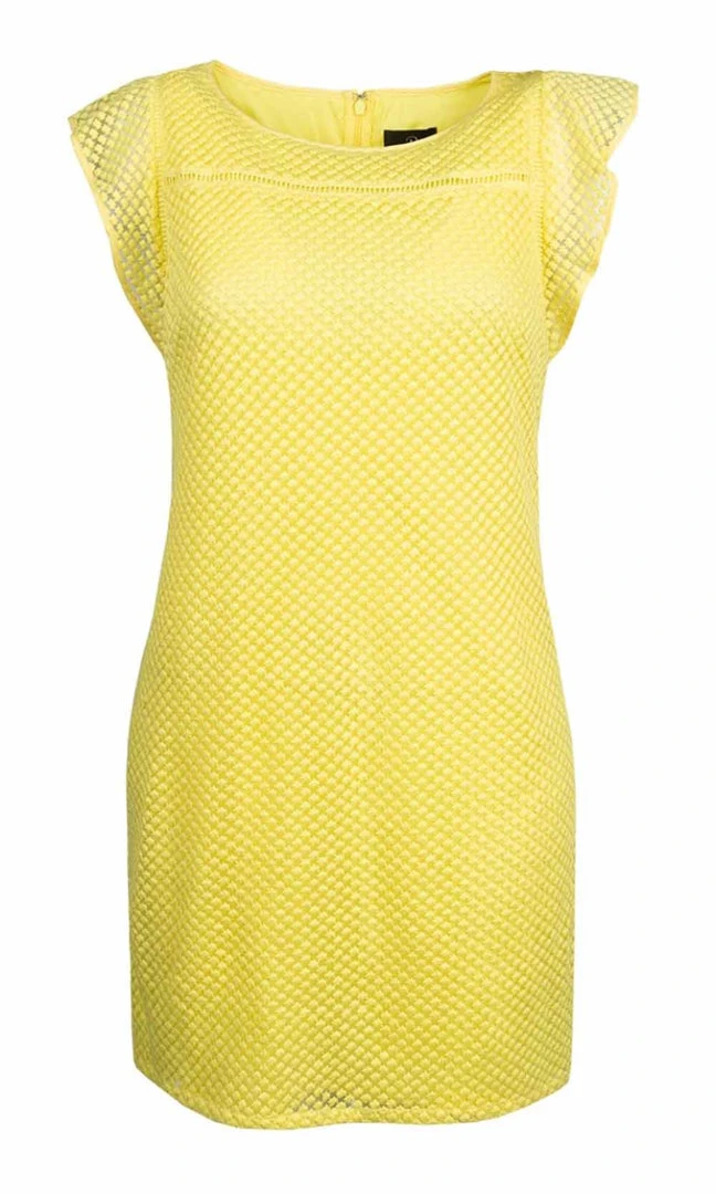 Adrianna Papell - AP1D102069 Ruffled Diamond Embroidered Dress 8 Adrianna Papell - AP1D102069 Ruffled Diamond Embroidered Dress