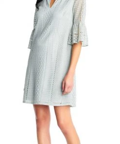 Adrianna Papell - AP1D102205 Striped Scoop A-Line Cocktail Dress