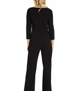 Adrianna Papell - AP1D102919 Scalloped Square Neck Jumpsuit
