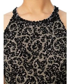 Adrianna Papell - AP1E200183 Swirl Motif Sheath Dress Cocktail Dresses 9 Adrianna Papell - AP1E200183 Swirl Motif Sheath Dress Cocktail Dresses