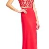 Adrianna Papell - AP1E201024 Two-Piece Beaded Sheath Gown Formal Gowns 1 Adrianna Papell - AP1E201024 Two-Piece Beaded Sheath Gown Formal Gowns