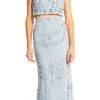 Adrianna Papell - AP1E201534 Beaded Halter Illusion Two Piece Gown Formal Gowns