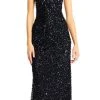 Adrianna Papell - AP1E201754 High Low Sequin Beaded Sleeveless Gown Formal Gowns 2 Adrianna Papell - AP1E201754 High Low Sequin Beaded Sleeveless Gown Formal Gowns
