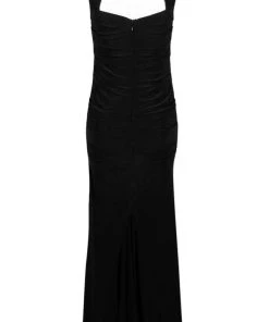 Adrianna Papell - AP1E202255 Sleeveless Square Neckline Sheath Dress Formal Gowns