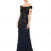 Adrianna Papell - AP1E202441 Embellished Off-Shoulder Evening Gown Formal Gowns