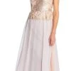 Adrianna Papell - AP1E203408 Embroidered And Sequined Chiffon Dress Formal Gowns 1 Adrianna Papell - AP1E203408 Embroidered And Sequined Chiffon Dress Formal Gowns