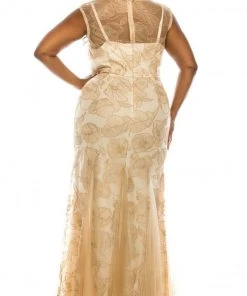 Formal Gowns Adrianna Papell - AP1E203566W Floral Evening Dress