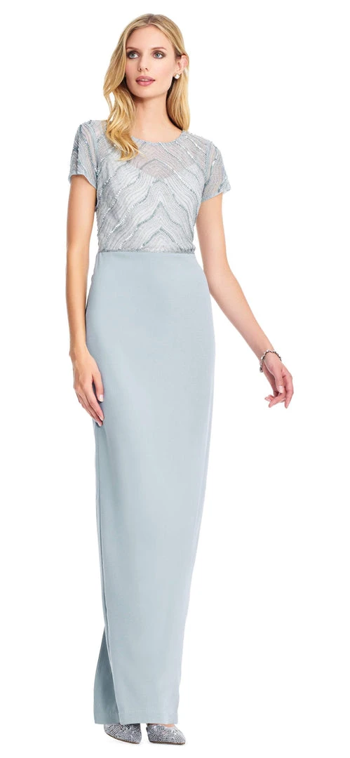 Formal Gowns Adrianna Papell - AP1E203629 Bead Embellished Jewel Evening Gown 4 Formal Gowns Adrianna Papell - AP1E203629 Bead Embellished Jewel Evening Gown