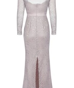 Adrianna Papell - AP1E205128 Lace Long Sleeve Fitted Dress Formal Gowns