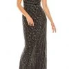 Adrianna Papell - AP1E205824 Illusion Bateau Fitted Evening Dress Formal Gowns