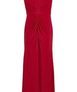 Adrianna Papell - AP1E206254 Pleated Off Shoulder Sheath Dress Formal Gowns