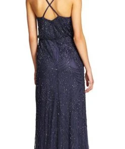 Adrianna Papell - Beaded Blouson Dress 91891180 Formal Gowns