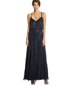 Formal Gowns Adrianna Papell - Beaded Long Dress 91897340