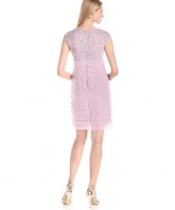 Adrianna Papell - Cap Sleeve Lace Tiered Dress 12245260 Cocktail Dresses