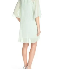Adrianna Papell - Chiffon Overlay Tent Dress 12261960