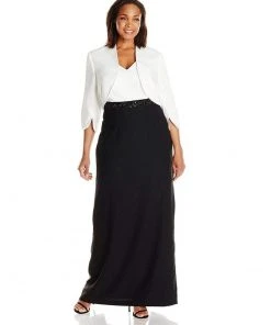 Formal Gowns Adrianna Papell - Contrast Beaded Dress 81907701