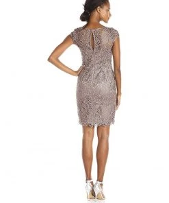 Cocktail Dresses Adrianna Papell - Crochet Lace Dress 41877530