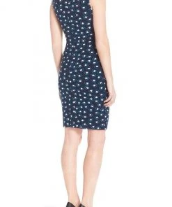 Adrianna Papell - Cross Pleated Dress 15247380