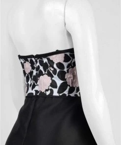 Formal Gowns Adrianna Papell - Embellished Semi-Sweetheart Dress AP1E201123