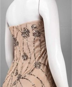 Formal Gowns Adrianna Papell - Embellished Strapless Gown 91897540