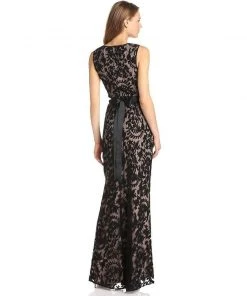 Formal Gowns Adrianna Papell - Fitted Sleeveless Jewel Neck Sheath Dress 81883180 - 1 Pc Black In Size 14 Available 5 Formal Gowns Adrianna Papell - Fitted Sleeveless Jewel Neck Sheath Dress 81883180 - 1 Pc Black In Size 14 Available