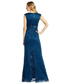 Adrianna Papell - Floral Lace Sheath Dress AP1E200833 Formal Gowns