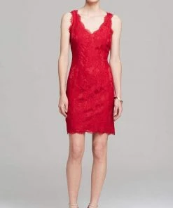 Cocktail Dresses Adrianna Papell - Floral Lace V-Neck Sleeveless Dress 41895500 14 Cocktail Dresses Adrianna Papell - Floral Lace V-Neck Sleeveless Dress 41895500