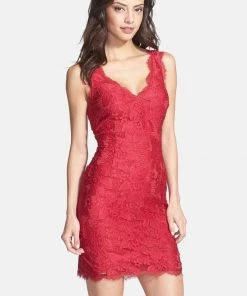 Cocktail Dresses Adrianna Papell - Floral Lace V-Neck Sleeveless Dress 41895500 17 Cocktail Dresses Adrianna Papell - Floral Lace V-Neck Sleeveless Dress 41895500