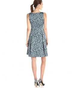 Adrianna Papell - Floral Print Jacquard Short Dress 15252820