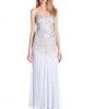 Adrianna Papell - Fully Beaded Sleeveless Gown 91904720 Plus Size Dresses