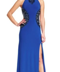 Adrianna Papell - Halter Neck Sheath Dress AP1E200688 Formal Gowns